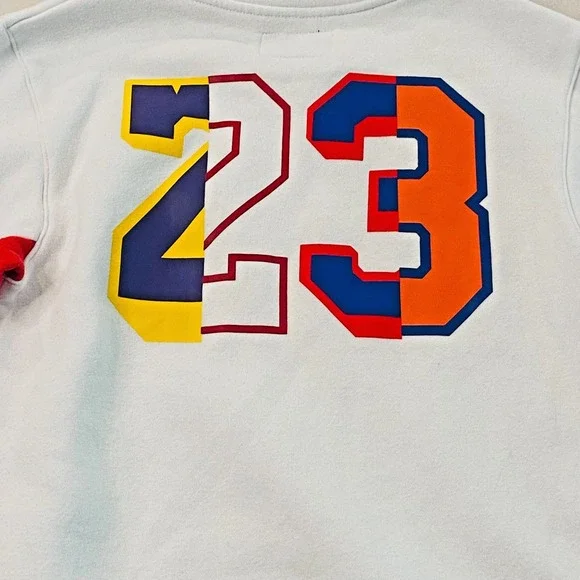 Jordan Kid's Rivals Jordan 23 Crewneck Sweatshirt White Big Boy Youth Medium M - Picture 5 of 8